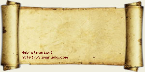 Jelisav Michaud vizit kartica